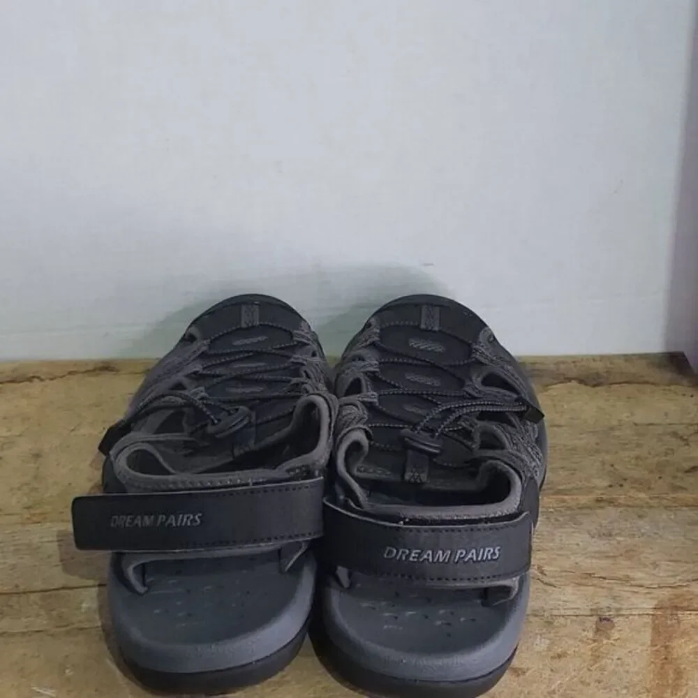 Dream pairs black sandals Quick Drying Closed-Toe Outdoor Athletic‎ Sandals